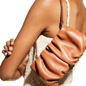 Staud Rouched Bean Convertible handbag